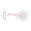 Jeu de 2 disques de frein arrière METZGER 6110081 - Visuel 1