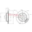 Jeu de 2 disques de frein avant METZGER 6110245 - Visuel 3