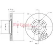 Jeu de 2 disques de frein avant METZGER 6110513 - Visuel 1