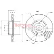 Jeu de 2 disques de frein avant METZGER 6110573 - Visuel 3