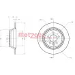 Jeu de 2 disques de frein arrière METZGER 6110615 - Visuel 3