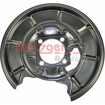 Déflecteur, disque de frein arrière gauche METZGER 6115037