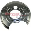 Déflecteur, disque de frein arrière gauche METZGER 6115041 - Visuel 1