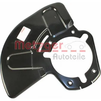 Déflecteur, disque de frein avant droit METZGER 6115050
