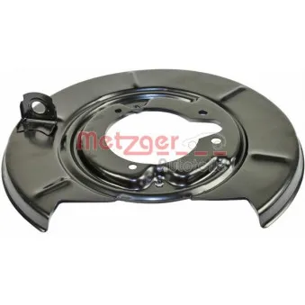 Déflecteur, disque de frein arrière gauche METZGER 6115061