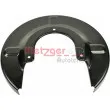 Déflecteur, disque de frein METZGER 6115106 - Visuel 1