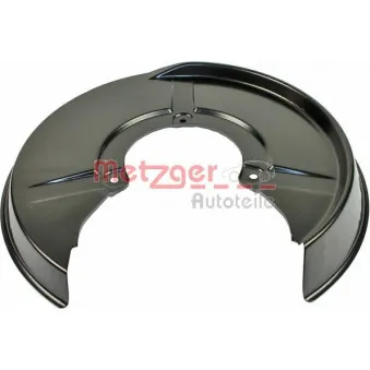 Déflecteur, disque de frein arrière gauche METZGER 6115109