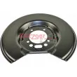 Déflecteur, disque de frein METZGER 6115114 - Visuel 1