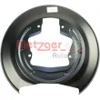 Déflecteur, disque de frein METZGER 6115136 - Visuel 1
