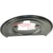 Déflecteur, disque de frein METZGER 6115136 - Visuel 3