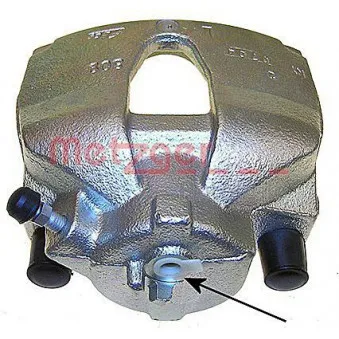 Étrier de frein avant gauche METZGER 6250711
