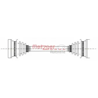 Arbre de transmission METZGER 7210026