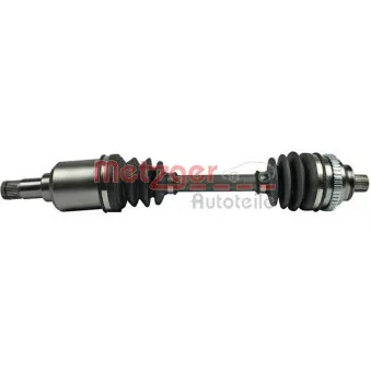 Arbre de transmission arrière gauche METZGER 7210028