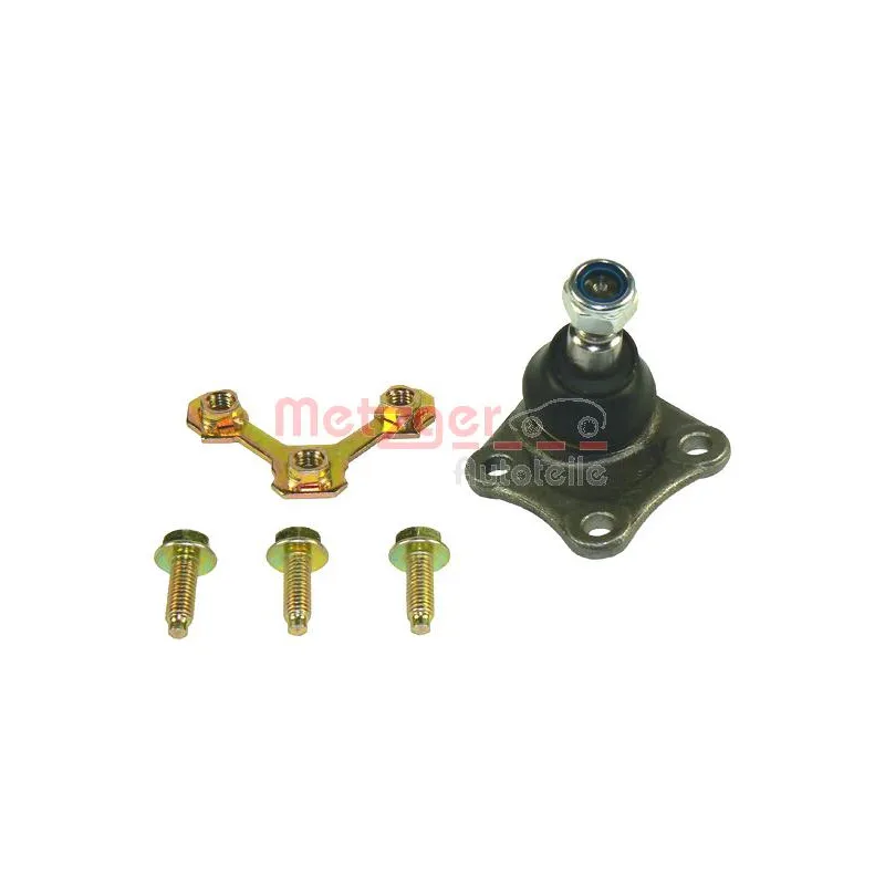 Rotule de suspension avant droit METZGER 87004012