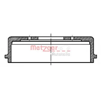 Tambour de frein METZGER BT 1050