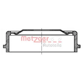 Tambour de frein METZGER BT 635