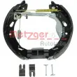 Jeu de mâchoires de frein METZGER MG 113V - Visuel 1