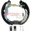 Jeu de mâchoires de frein METZGER MG 113V - Visuel 2