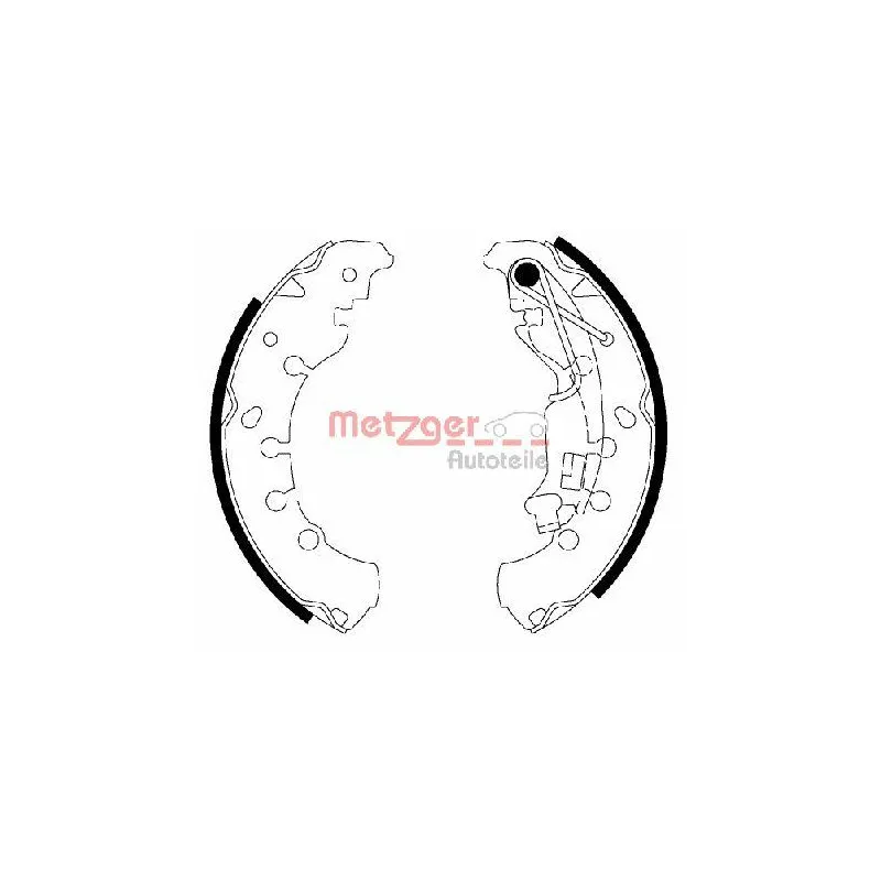Jeu de mâchoires de frein METZGER MG 200