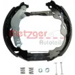 Jeu de mâchoires de frein METZGER MG 209V - Visuel 2
