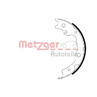 Jeu de mâchoires de frein, frein de stationnement METZGER