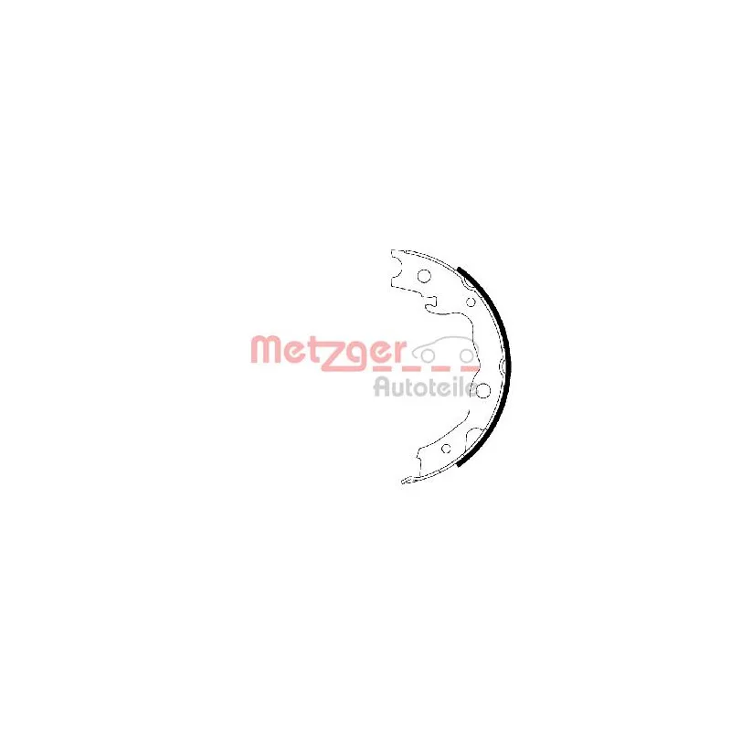 Jeu de mâchoires de frein, frein de stationnement METZGER MG 223