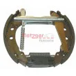 Jeu de mâchoires de frein METZGER MG 343V - Visuel 1