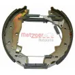 Jeu de mâchoires de frein METZGER MG 400V - Visuel 2