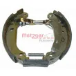 Jeu de mâchoires de frein METZGER MG 424V - Visuel 1