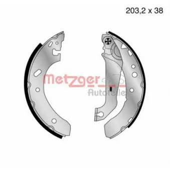 Jeu de mâchoires de frein METZGER MG 640
