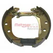 Jeu de mâchoires de frein METZGER MG 704V - Visuel 1