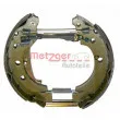 Jeu de mâchoires de frein METZGER MG 706V - Visuel 1