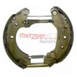 Jeu de mâchoires de frein METZGER MG 706V - Visuel 2