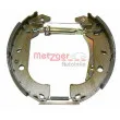Jeu de mâchoires de frein METZGER MG 714V - Visuel 1