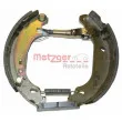 Jeu de mâchoires de frein METZGER MG 715V - Visuel 1