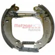 Jeu de mâchoires de frein METZGER MG 715V - Visuel 2