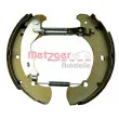 Jeu de mâchoires de frein METZGER MG 717V - Visuel 1
