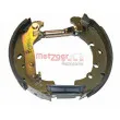 Jeu de mâchoires de frein METZGER MG 814V - Visuel 2