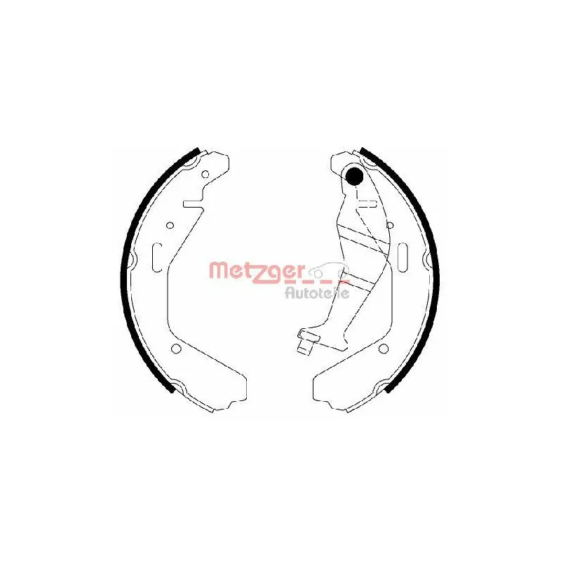 Jeu de mâchoires de frein METZGER MG 829