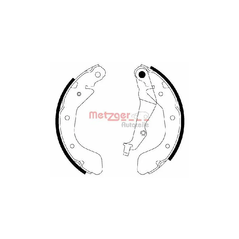 Jeu de mâchoires de frein METZGER MG 945
