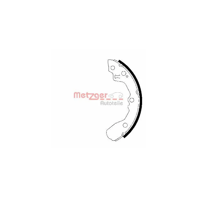 Jeu de mâchoires de frein METZGER MG 949