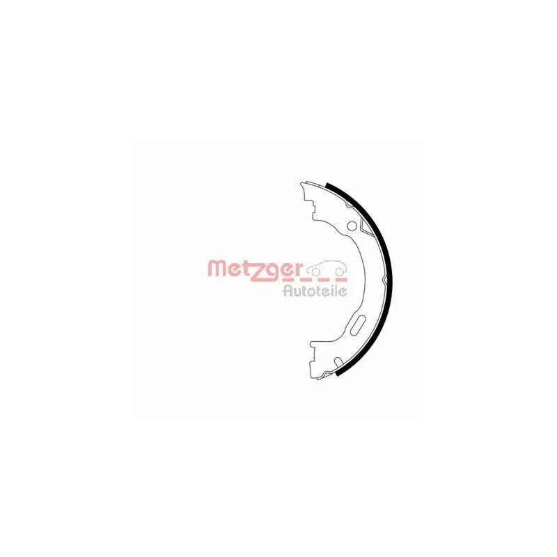 Jeu de mâchoires de frein, frein de stationnement METZGER MG 954