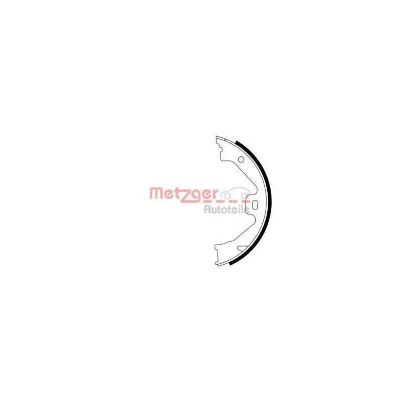 Jeu de mâchoires de frein, frein de stationnement METZGER MG 969