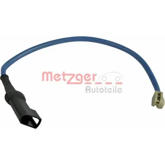 Contact d'avertissement, usure des plaquettes de frein METZGER WK 17-287