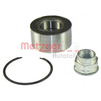 Roulement de roue avant METZGER WM 1098