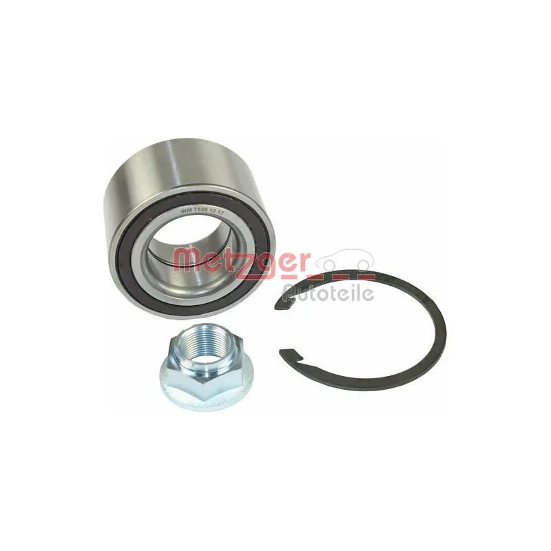 Roulement de roue avant METZGER WM 7538