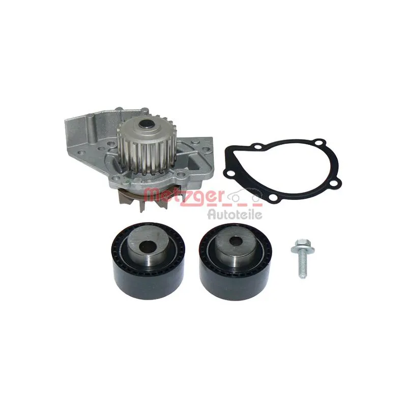 Pompe à eau + kit de courroie de distribution METZGER WM-Z 218WP