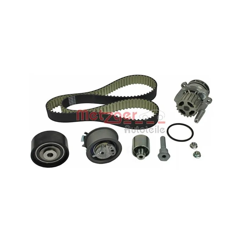 Pompe à eau + kit de courroie de distribution METZGER WM-Z 4860WP