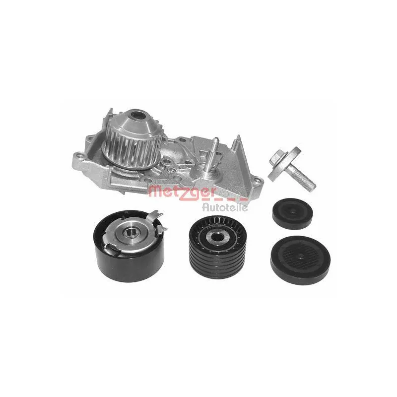 Pompe à eau + kit de courroie de distribution METZGER WM-Z 711WP