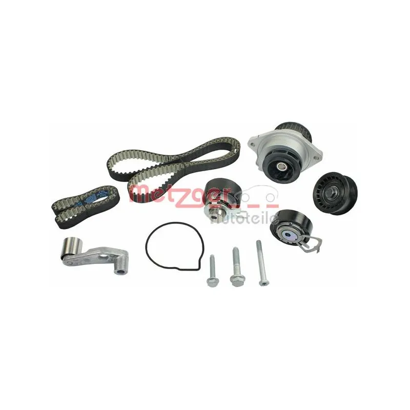 Pompe à eau + kit de courroie de distribution METZGER WM-Z 837WP